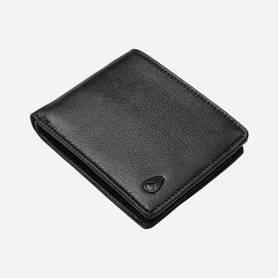 NIXON - PASS LEATHER COIN WALLET - Black