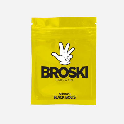 BROSKI - 1'' BLACK HARDWARE