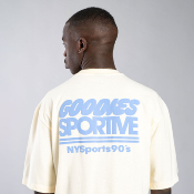 GOODIES SPORTIVE - NYSPORTS 90S TEE - Butter