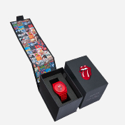 NIXON - ROLLING STONES TIME TELLER - ALL RED