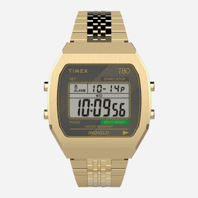 TIMEX T80 - Gold tone
