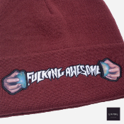 FUCKING AWESOME WORLD CUP CUFF BEANIE MAROON