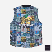 FUCKING AWESOME FROGMAN VEST ALL OVER PRINT