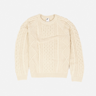 NIKE SB - CABLE KNIT SWEATER LS - RATTAN