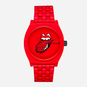 NIXON - ROLLING STONES TIME TELLER - ALL RED