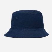 STUSSY - BRUSHED BIG BASIC BUCKET HAT - NAVY