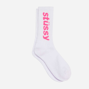 STUSSY - HELVETICA SOCKS - White Pink