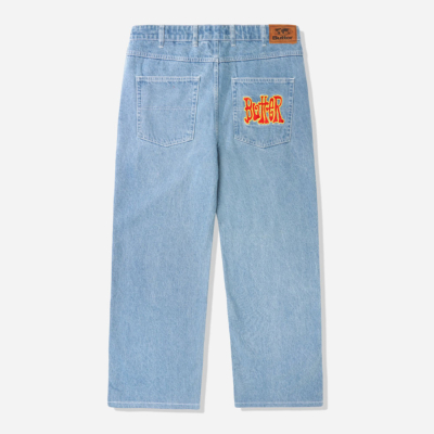 BUTTER GOODS - TOUR DENIM PANTS (RELAXED) - Washed Indigo