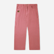 BUTTER GOODS - BUG DENIM PANTS (RELAXED) - WASHED BURGUNDY