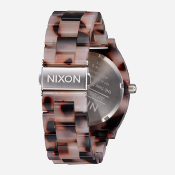 NIXON - TIME TELLER ACETATE - Pink tortoise / mother of pearl