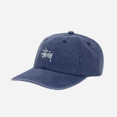 STUSSY - WASHED STOCK LOW PRO CAP - Navy