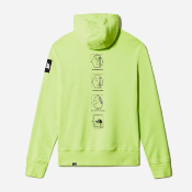 THE NORTH FACE - GALAHM GRAPHIC HOODIE - SHARP GREEN
