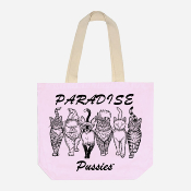 PARADISE - PARADISE PUSSIES TOTE - Pink
