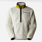 THE NORTH FACE - EXTREME PILE PULLOVER - Gardenia White / Sulphur Moss