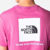 THE NORTH FACE - SS RED BOX TEE - Red Violet