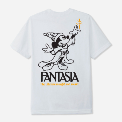 BUTTER GOODS X DISNEY - Sight And Sound Tee - White