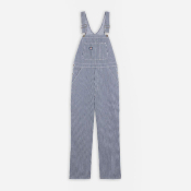 DICKIES - CLASSIC HICKORY BIB - Airforce Blue Hickory