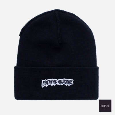 FUCKING AWESOME LITTLE STAMP CUFF BEANIE BLACK