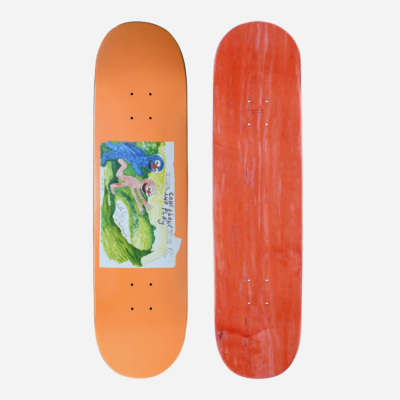 GLUE SKATEBOARDS - OSTROWSKI "COME ALONE AND PLAY" - Apricot