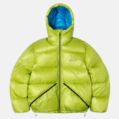 STUSSY - MICRO RIPSTOP DOWN PARKA - LIME