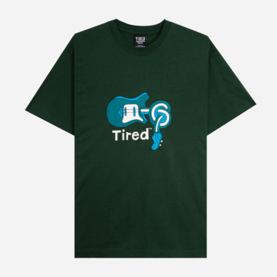TIRED - SPINAL TAP S/S ORGANIC TEE - Forest Green