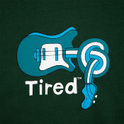 TIRED - SPINAL TAP S/S ORGANIC TEE - Forest Green