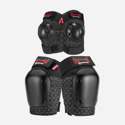 187 KILLER PADS x INDEPENDENT TRUCKS - KNEE & ELBOW PAD COMBO PACK - Black