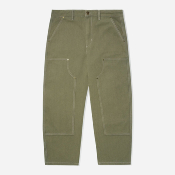 BUTTER GOODS - WASHED CANVAS DOUBLE KNEE PANTS - Fern