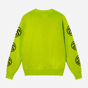 STUSSY SS-LINK SWEATER - Lime