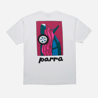 PARRA - NO PARKING TEE -  White
