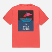 PARRA PAPER BOAT HOUSE TEE MINERAL RED