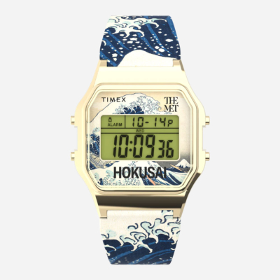 TIMEX x THE MET - HOKUSAI 34mm RESIN STRAP WATCH
