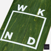 WKND SKATEBOARDS - "WHITE LOGO"