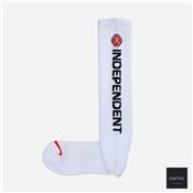 INDEPENDENT DIRECTIONAL SOCK - White