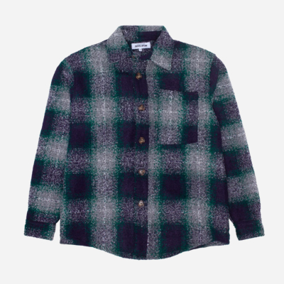 FUCKING AWESOME - HEAVY OVERSIZED FLANNEL - Blue Green