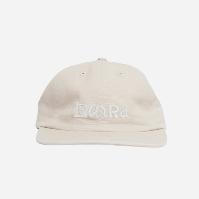 PARRA - BLOCKED LOGO 6 PANEL HAT - Off White