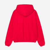 STUSSY - RELAXED OVERSIZED HOODIE - Red
