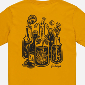 AND FEELINGS - ROSE SS TEE SHIRT - Old Gold