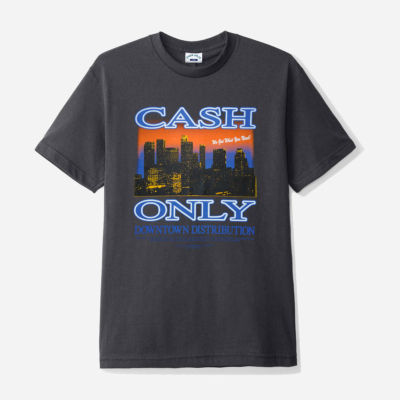 CASH ONLY - CITY TEE - Charcoal