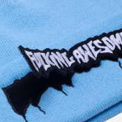 FUCKING AWESOME VELCRO STAMP CUFF BEANIE - Light Blue