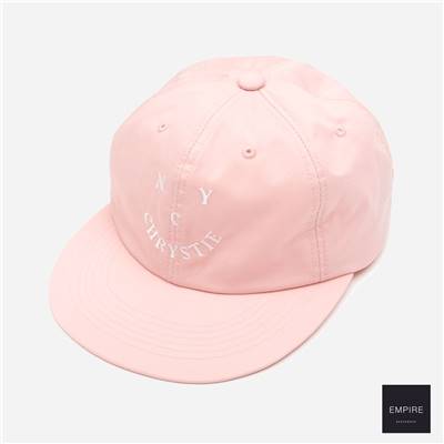 CHRYSTIE NEW YORK STRAP HAT - Light Pink