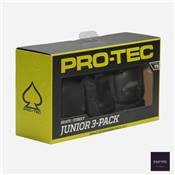PRO-TEC - STREET GEAR JUNIOR 3 PACK - Black