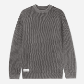 BUTTER GOODS -  WASHED KNITTED SWEATER - Washed Brown