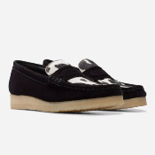 CLARKS - WALLABEE LOAFER WOMEN - Cow Print Hairon