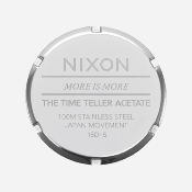 NIXON - TIME TELLER ACETATE - Pink / Silver