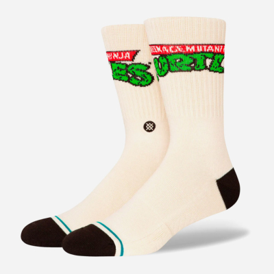 STANCE - TURTLES - Off White