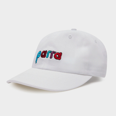 PARRA - BIRDFACE 6 PANEL HAT - White
