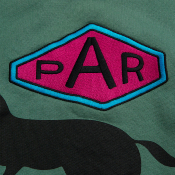 PARRA - SNAKED BY A HORSE CREW NECK SWEATSHIRT - Pine Green