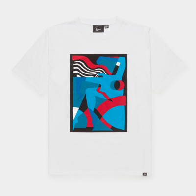 PARRA TRAPPED TEE WHITE