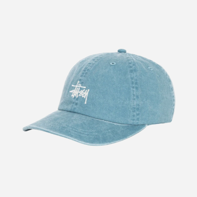 STUSSY -  WASHED STOCK LOW PRO CAP - Dark Teal